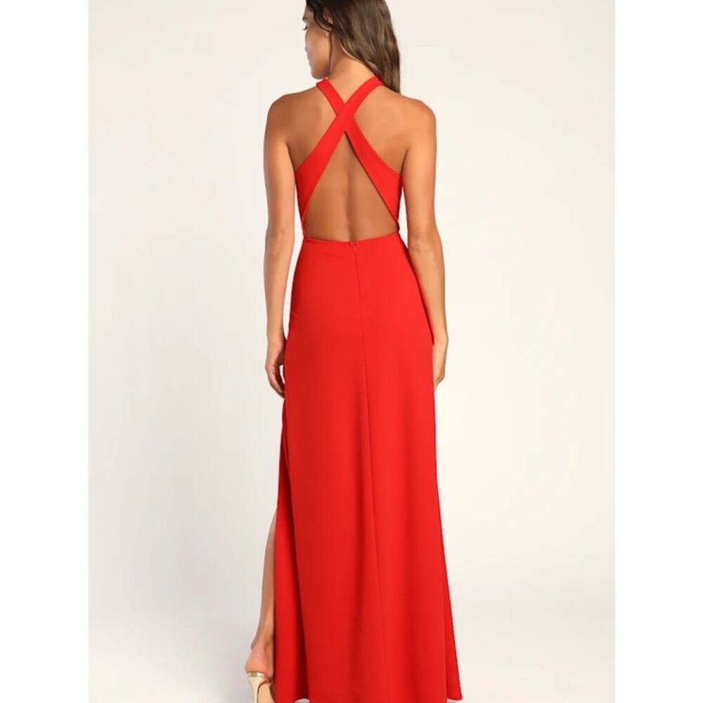 Lulus Elegant Red Sleeveless Dress - Picture 2 of 8